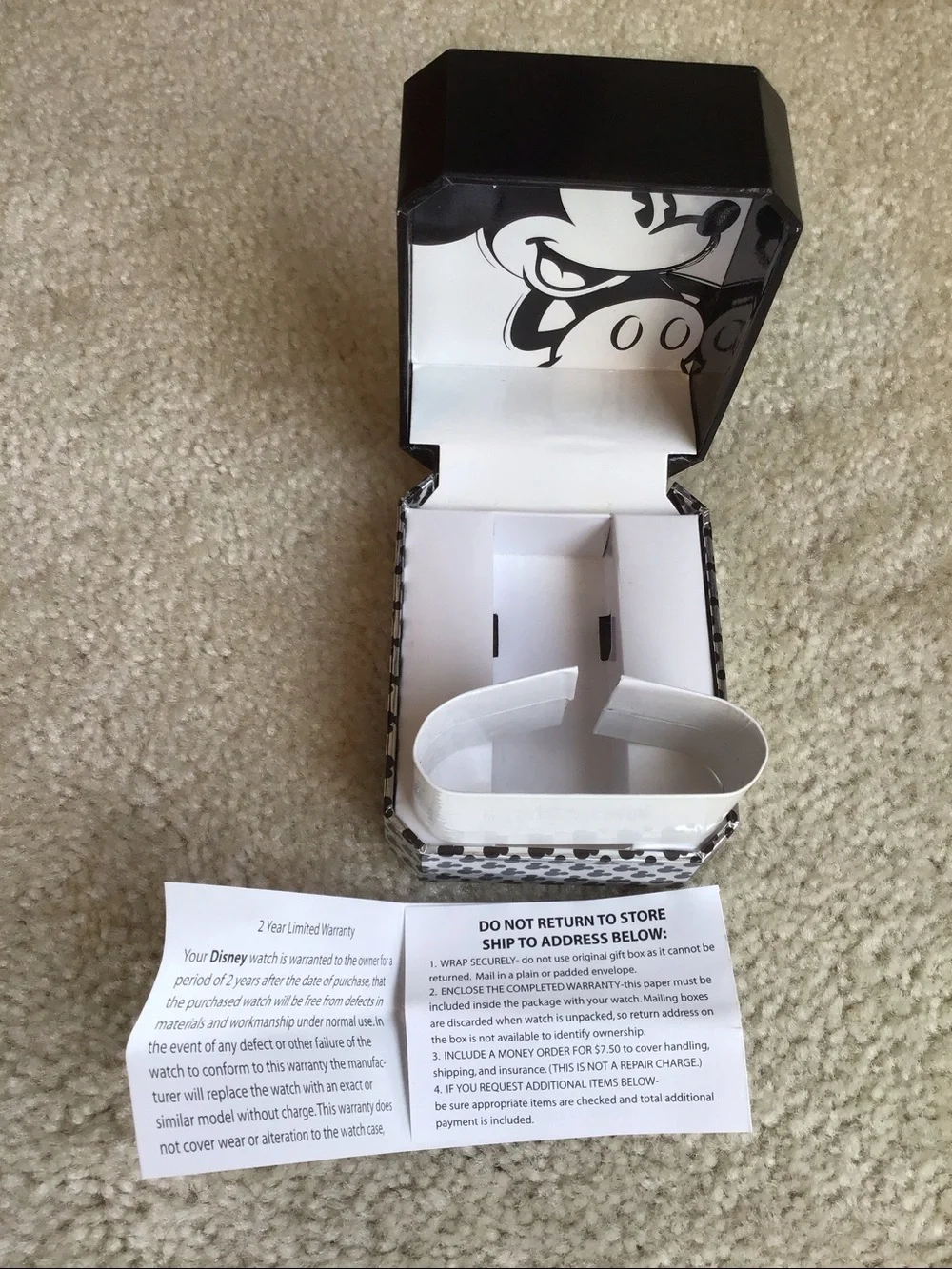 Disney Accutime Mickey Mouse Watch in Original Box, 2013